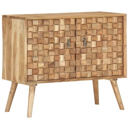 Credenza 75x35x65 cm in Legno Massello di Acacia