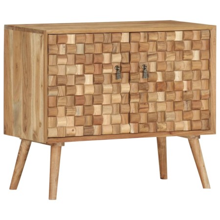 Credenza 75x35x65 cm in Legno Massello di Acacia