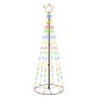 Albero di Natale a Cono Colorato 108 LED 70x180 cm