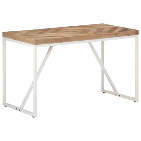 Tavolo da Pranzo 120x60x76 cm Legno Massello di Acacia e Mango