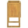 Mobile da Bagno 60x45x75 cm in Legno Massello di Teak