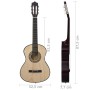 Set Chitarra Classica per Bambini e Principianti 8 pz 1/2 34"