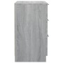 Comodini 2 pz Grigio Sonoma 40x36x65 cm