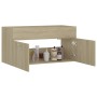 Mobile Sottolavabo Rovere Sonoma 90x38,5x46cm Legno Multistrato