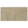 Mobile Sottolavabo Rovere Sonoma 90x38,5x46cm Legno Multistrato