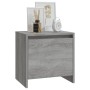 Comodini 2 pz Grigio Sonoma 45x34x44,5 cm in Truciolato