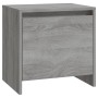 Comodini 2 pz Grigio Sonoma 45x34x44,5 cm in Truciolato