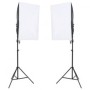 Kit per Studio Fotografico con Set di Luci e Fondale