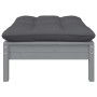 Set Divani da Giardino 7 pz con Cuscini Legno Massello di Pino