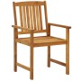 Set da Pranzo per Giardino 9 pz in Legno Massello di Acacia