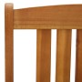 Set da Pranzo per Giardino 9 pz in Legno Massello di Acacia