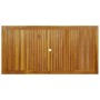 Set da Pranzo per Giardino 9 pz in Legno Massello di Acacia