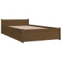 Giroletto con Cassetti Miele 90x200 cm