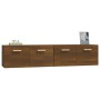Mobili Parete 2 pz Rovere Marrone 80x35x36,5 cm in Multistrato
