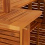 Set da Bar per Giardino 5 pz in Legno Massello di Acacia