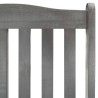 3064217 Rocking Chair with Cushions Grey Solid Acacia Wood (311845+47540)