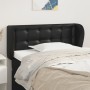 Testiera ad Orecchio Nera 83 x 23 x 78/88 cm in Similpelle