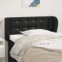 Testiera ad Orecchio Nera 103x23x78/88 cm in Similpelle