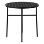 Set Mobili da Pranzo per Giardino 3 pz Polyrattan Nero