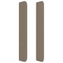 Testiera ad Orecchio Tortora 183x16x118/128 cm in Tessuto