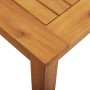 Set da Pranzo per Esterni 3pz con Cuscini Legno Massello Acacia