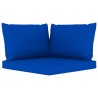 Set Salotto da Giardino 6 pz con Cuscini Blu