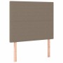 Giroletto a Molle con Materasso Tortora 100x200 cm in Tessuto