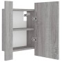 Mobile da Bagno Grigio Sonoma 40x12x45cm in Legno Multistrato