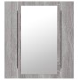 Mobile da Bagno Grigio Sonoma 40x12x45cm in Legno Multistrato