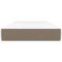 Materasso a Molle Insacchettate Grigio Tortora 80x200x20 cm