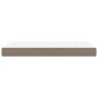Materasso a Molle Insacchettate Grigio Tortora 80x200x20 cm