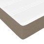 Materasso a Molle Insacchettate Grigio Tortora 80x200x20 cm