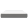 Materasso a Molle Insacchettate Grigio Scuro 120x200x20 cm