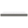Materasso a Molle Insacchettate Grigio Scuro 120x200x20 cm