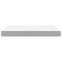 Materasso a Molle Insacchettate Grigio Chiaro 140x190x20 cm