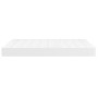 Materasso a Molle Bianco 140x190x20 cm in Similpelle
