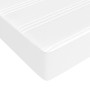 Materasso a Molle Bianco 140x190x20 cm in Similpelle