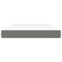 Materasso a Molle Insacchettate Grigio Scuro 140x200x20 cm