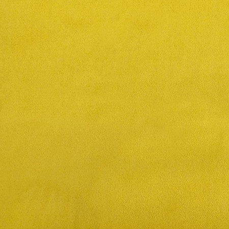 Divano Letto con Materasso Giallo 100x200 cm in Velluto