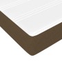 Materasso a Molle Insacchettate Marrone Scuro 140x200x20 cm