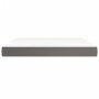Materasso a Molle Grigio 160x200x20 cm in Similpelle