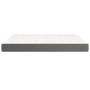 Materasso a Molle Grigio 160x200x20 cm in Similpelle