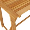 Set Bar da Giardino 7 pz con Cuscini Marrone
