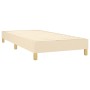 Giroletto a Molle con Materasso Crema 80x200 cm inTessuto