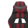 Sedia Gaming Nero e Rosso Vino in Similpelle