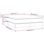 Giroletto a Molle con Materasso Rosa 140x200 cm in Velluto