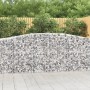 Cesti Gabbioni ad Arco 6 pz 400x50x100/120 cm Ferro Zincato