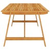 Set Mobili da Pranzo per Giardino 7 pz Nero
