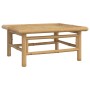 Set Salotto da Giardino 10pz con Cuscini Verdi Bambù