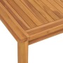 Set da Pranzo per Giardino 3 pz in Legno Massello di Teak